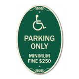 With Modified Isa Icon Parking Only Minimum Fine $250