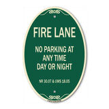 Wisconsin Fire Lane No Parking at Anytime Day or Night