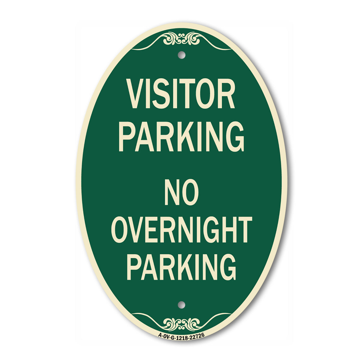 Visitor Parking Sign Visitor Parking No Overnight Parking