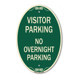 Visitor Parking Sign Visitor Parking No Overnight Parking