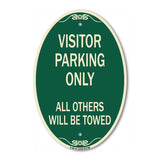 Visitor Parking Only All Others Will Be Towed