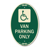 Van Parking Only (With Handicap Symbol)