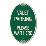 Valet Parking Please Wait Here