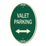 Valet Parking with Bidirectional Arrow