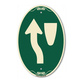Traffic Sign Keep Left Symbol