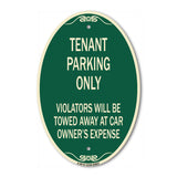 Tenant Parking Only Violators Will Be Towed Away at Car Owner's Expense