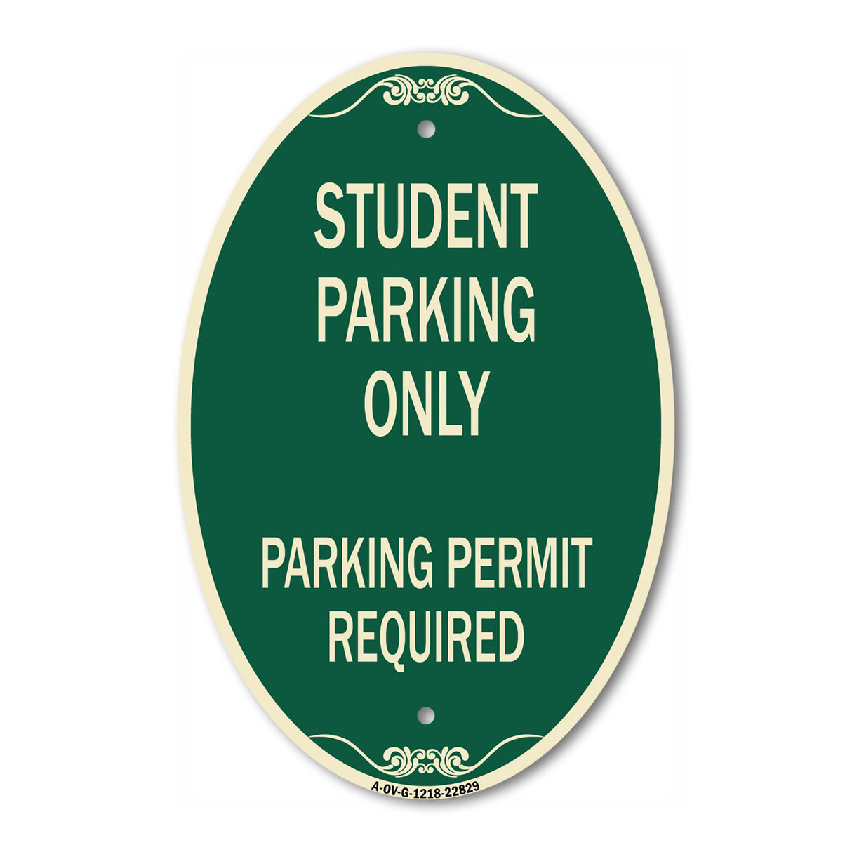 Student Parking Only Parking Permit Required