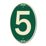 Sign with Number 5