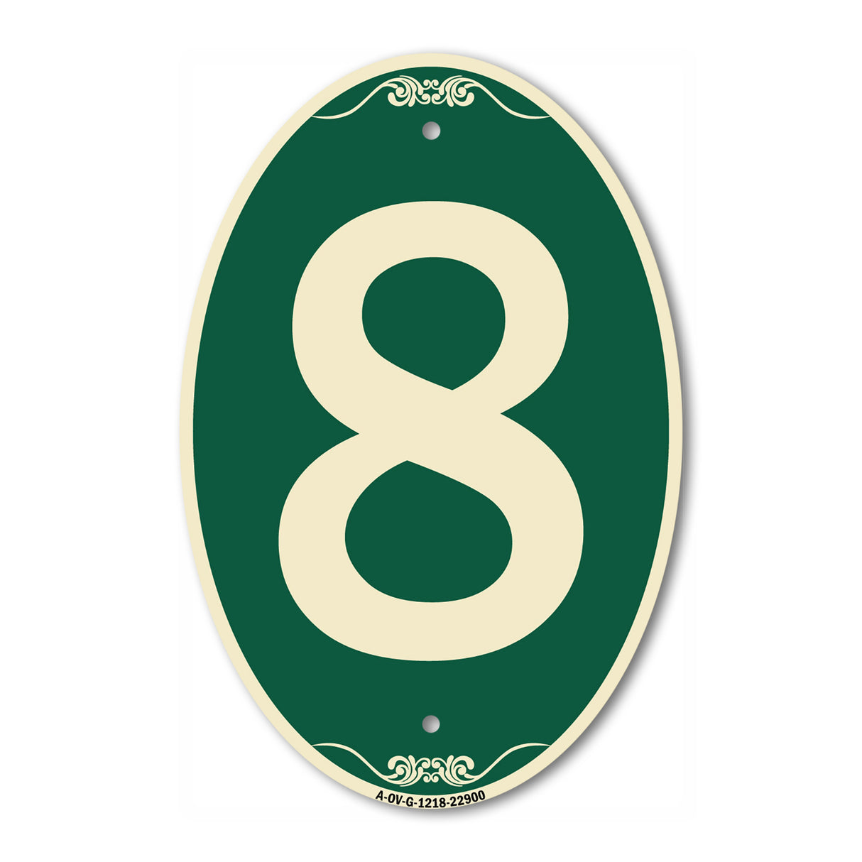 Sign with Number '8