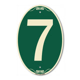 Sign with Number '7