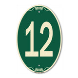 Sign with Number '12