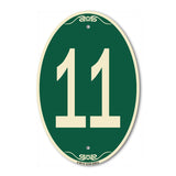 Sign with Number '11