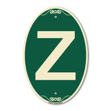 Sign with Letter Z