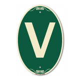 Sign with Letter V
