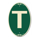 Sign with Letter T
