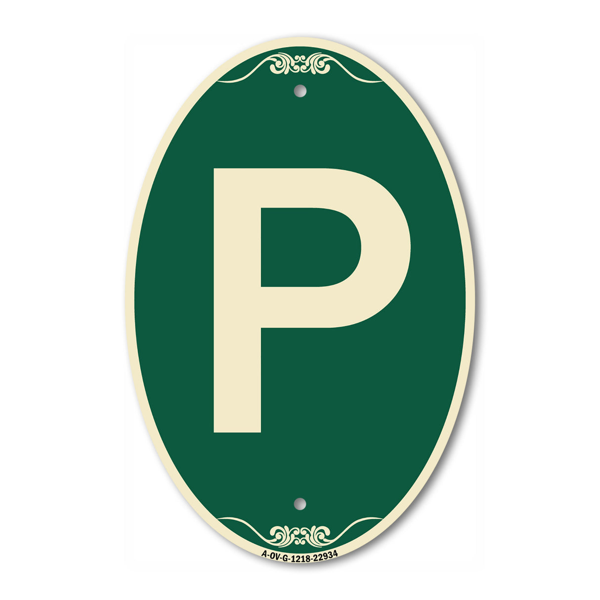 Sign with Letter P