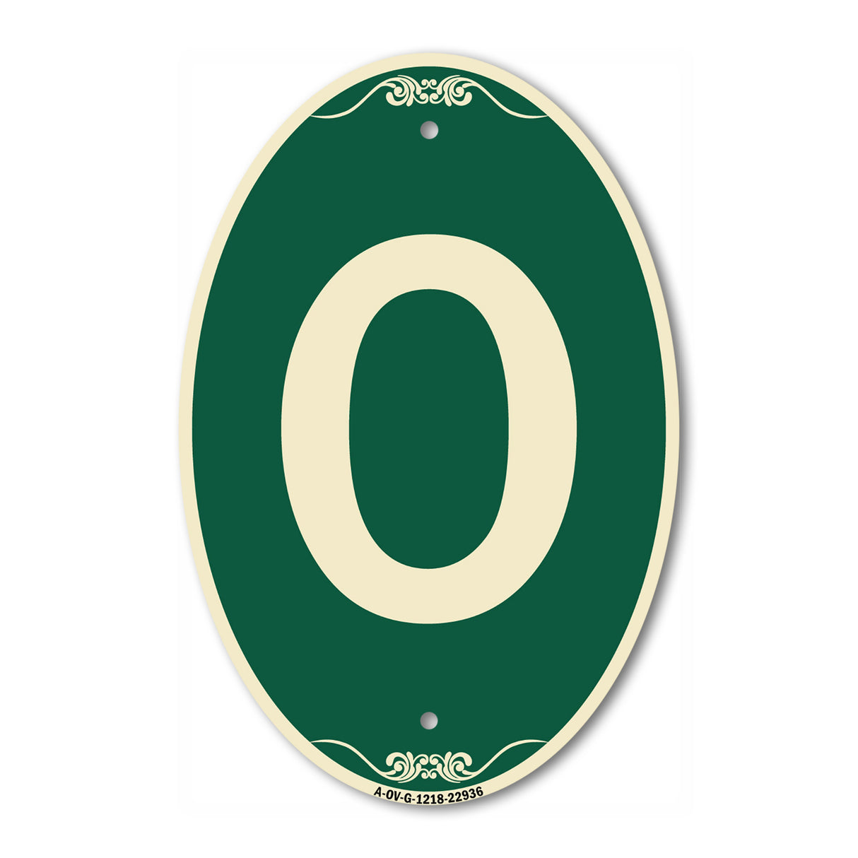 Sign with Letter O