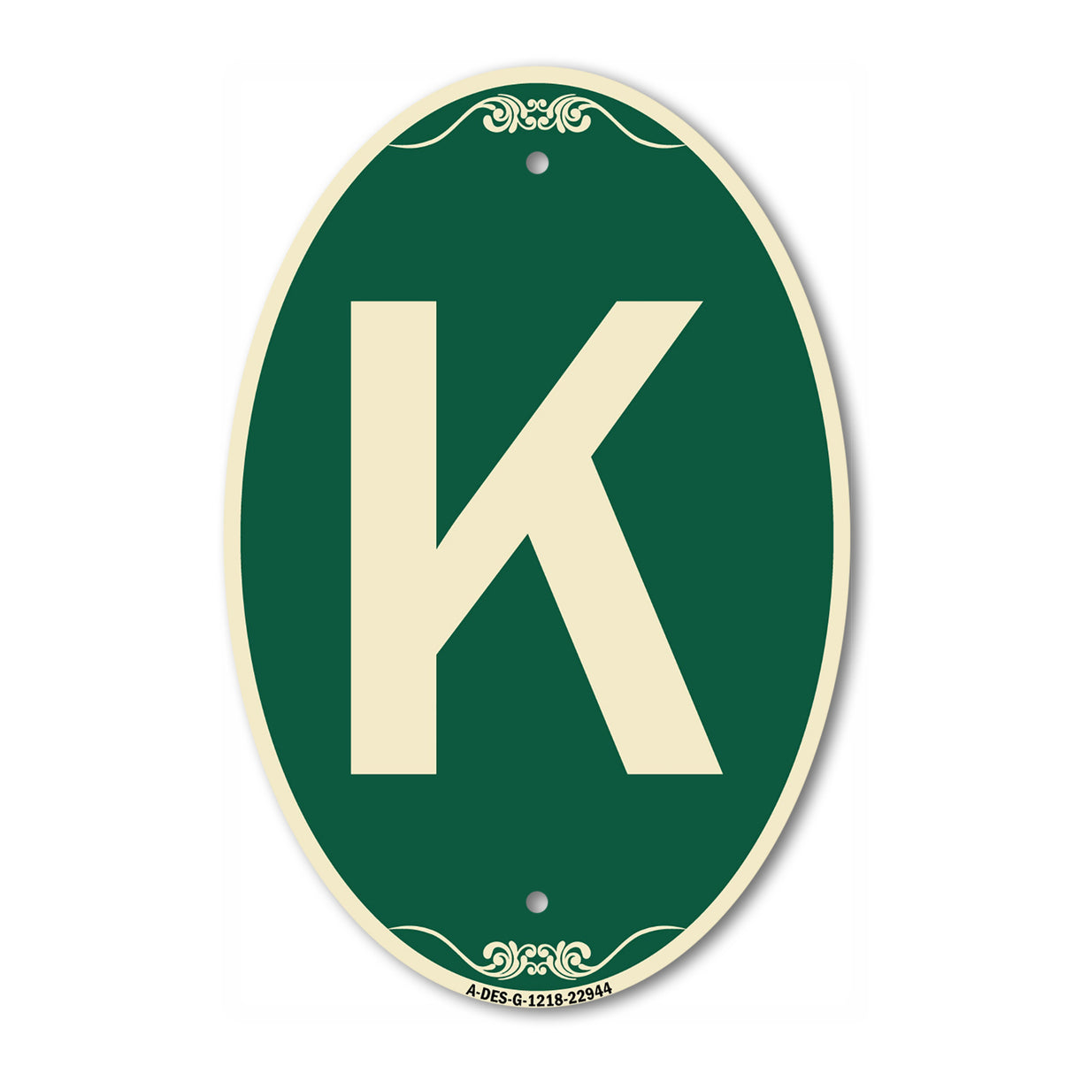 Sign with Letter K