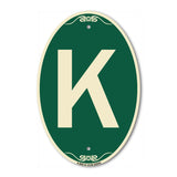 Sign with Letter K