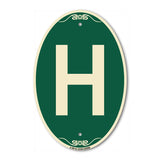 Sign with Letter H