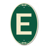 Sign with Letter E