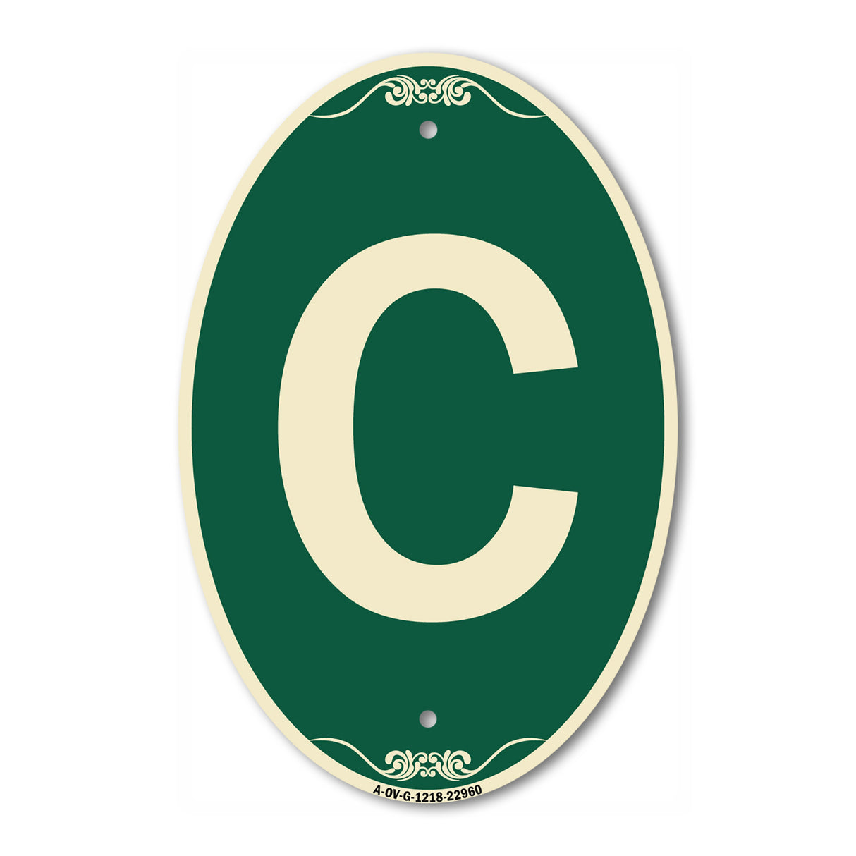 Sign with Letter C