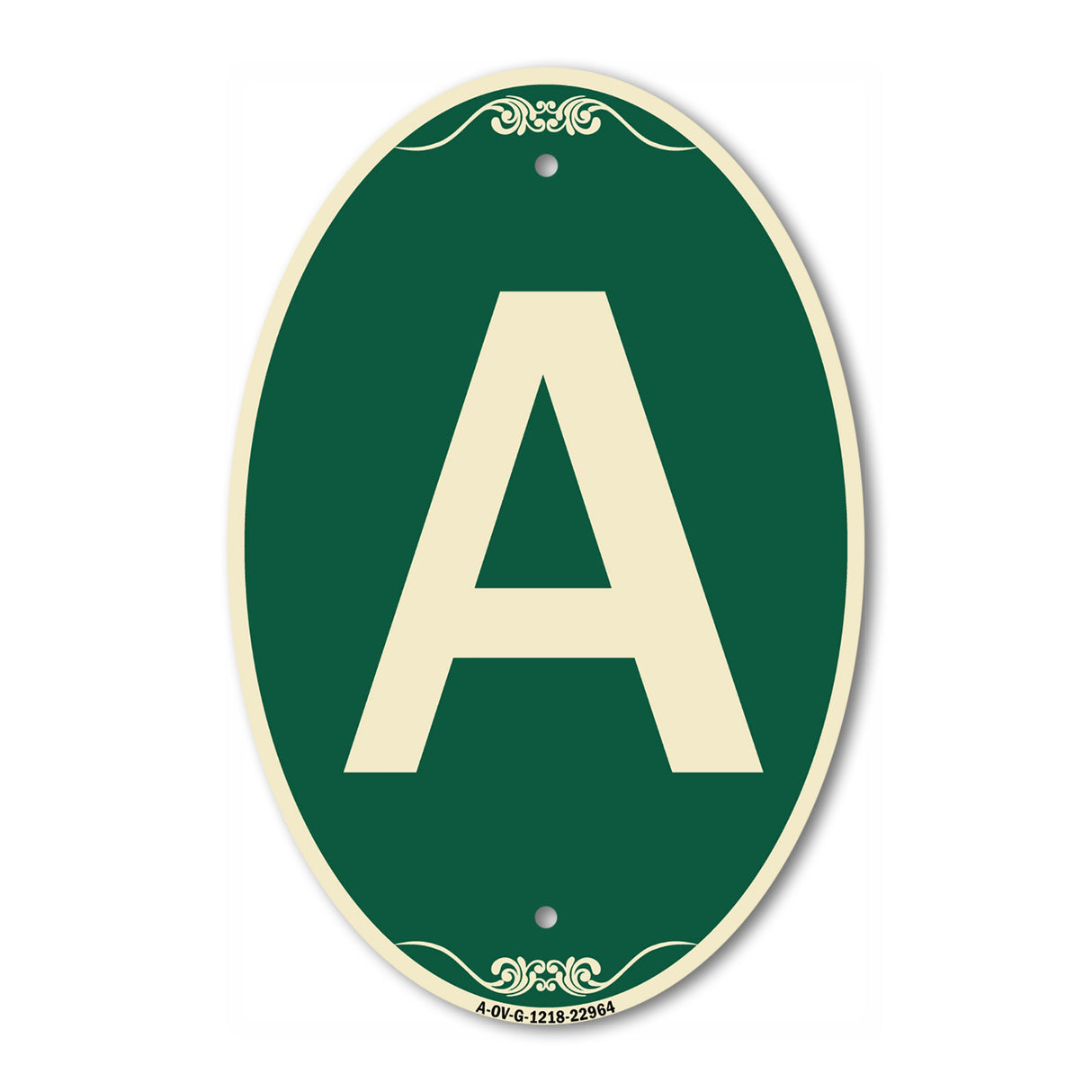 Sign with Letter A
