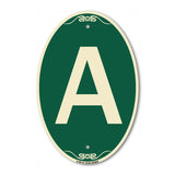 Sign with Letter A
