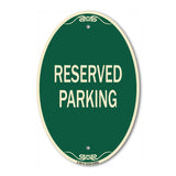 Reserved Parking Bright Yellow