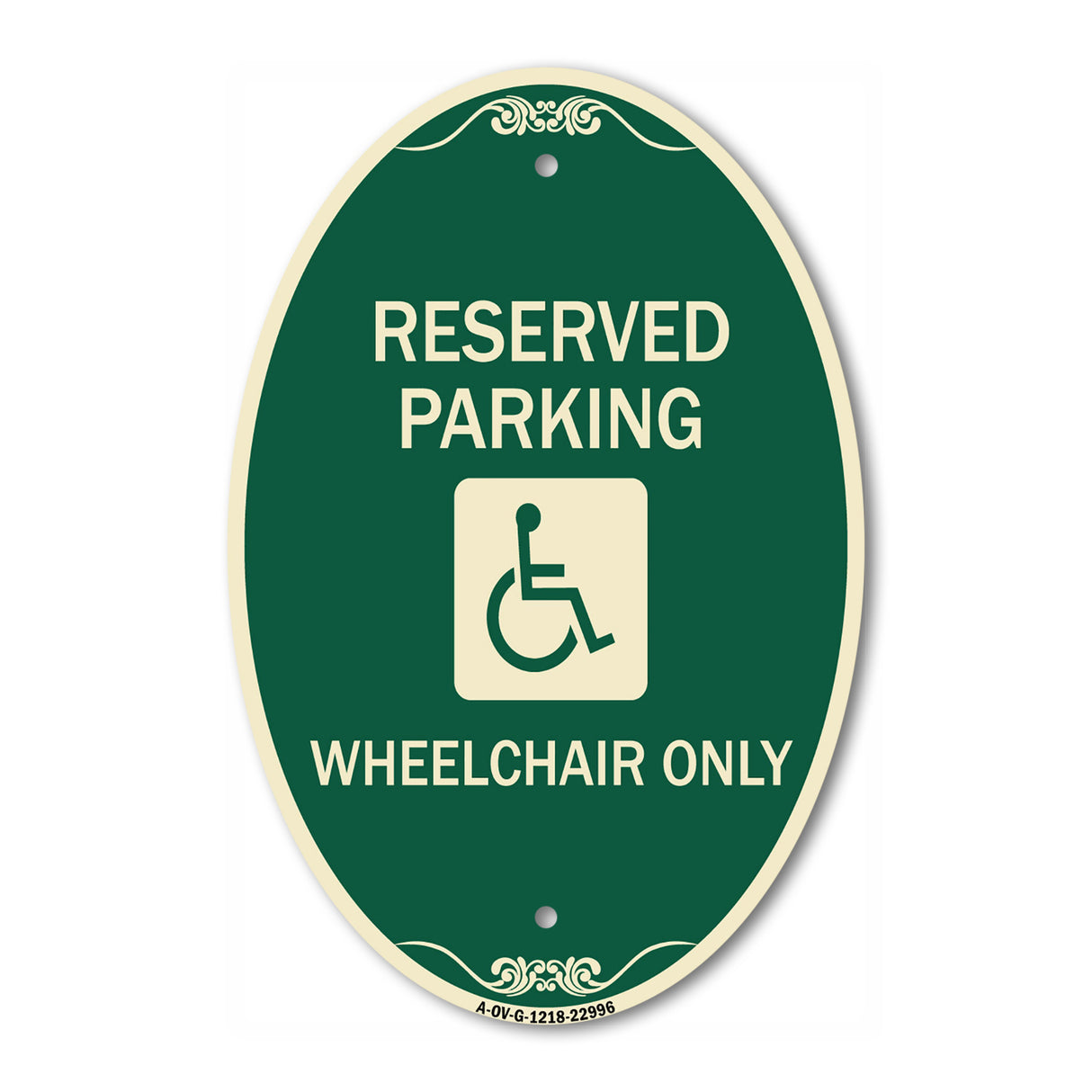 Reserved Parking Wheelchair Only (With Graphic)