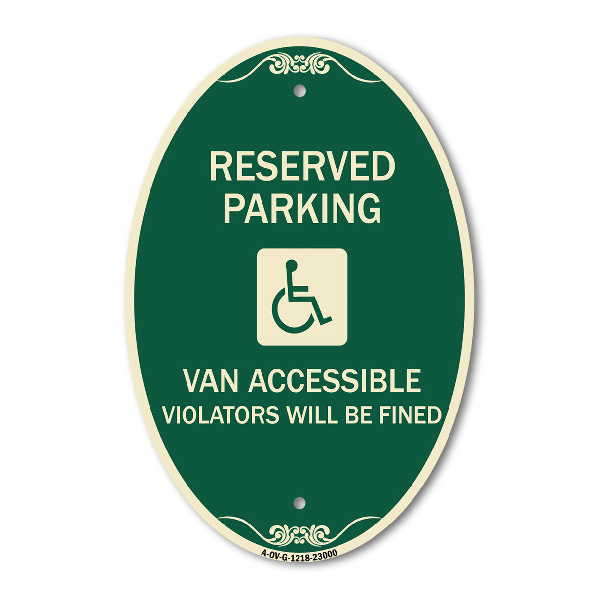 Reserved Parking Van Accessible Violators Will Be Fined (With Graphic)