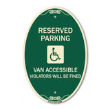 Reserved Parking Van Accessible Violators Will Be Fined (With Graphic)