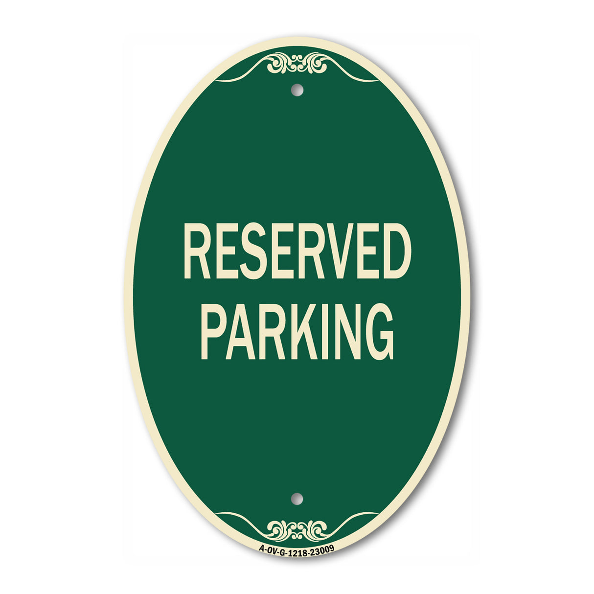 Reserved Parking Sign