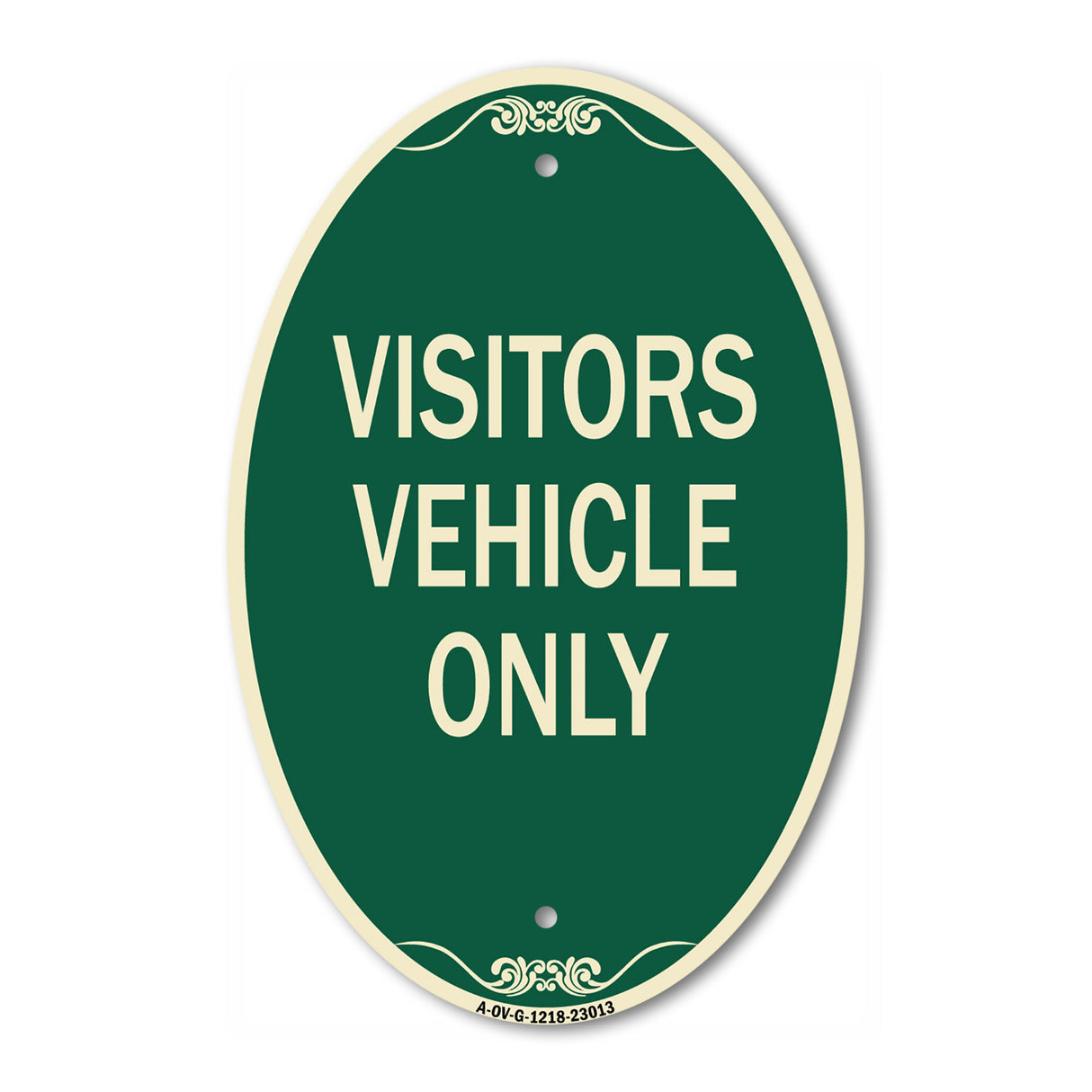 Reserved Parking Sign Visitor Vehicles Only