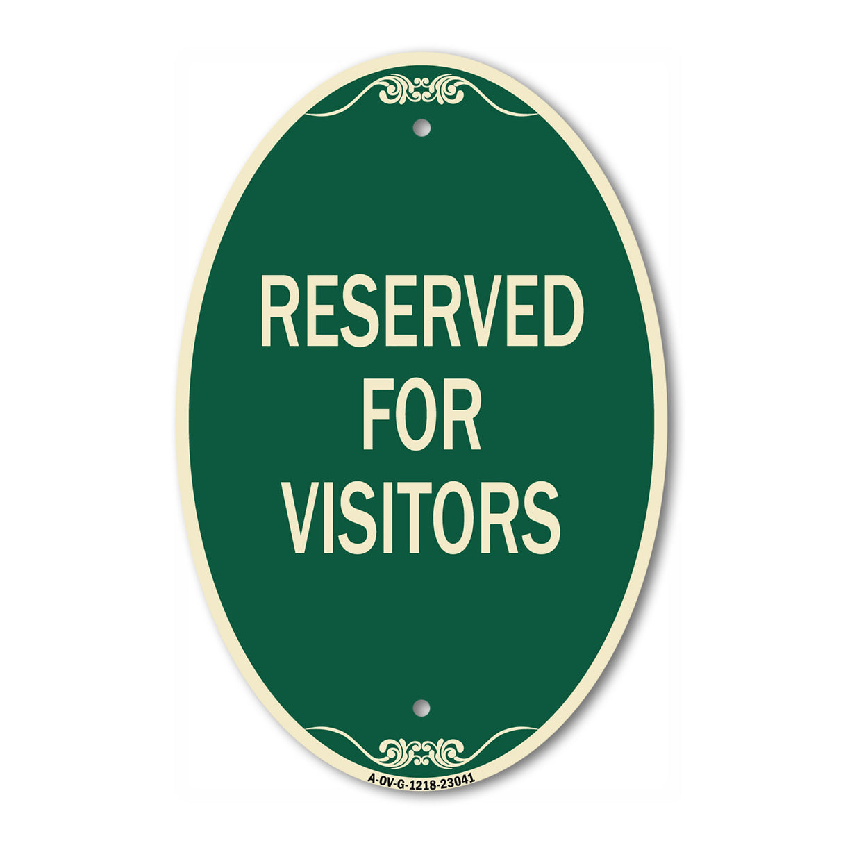 Reserved Parking Sign Reserved Parking for Visitors