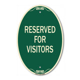 Reserved Parking Sign Reserved Parking for Visitors