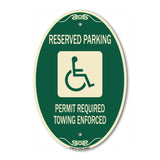 Reserved Parking Permit Required Towing Enforced (With Graphic)