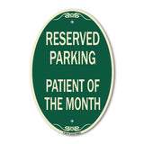 Reserved Parking Patient of the Month