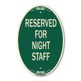 Reserved Parking for Night Staff
