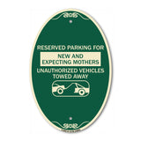 Reserved Parking for New and Expecting Mothers Unauthorized Vehicles Towed Away