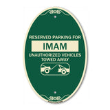 Reserved Parking for Imam Unauthorized Vehicles Towed Away (With Tow Away Graphic)