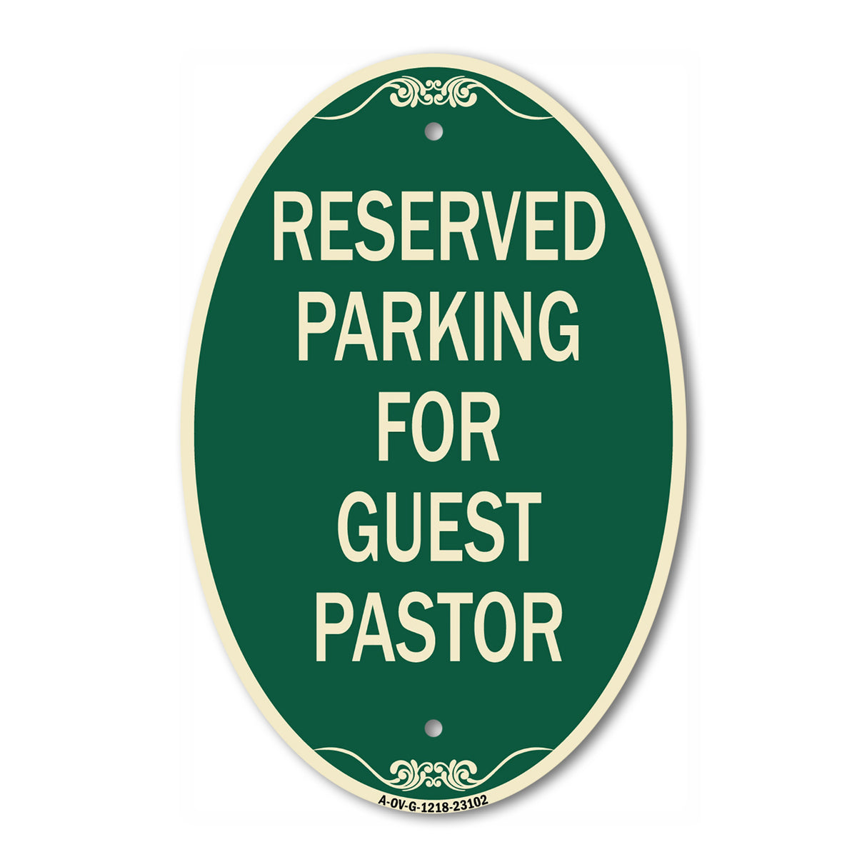 Reserved Parking for Guest Pastor