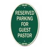 Reserved Parking for Guest Pastor