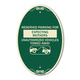 Reserved Parking for Expecting Mothers Unauthorized Vehicles Towed Away