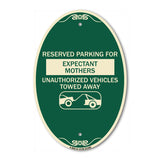 Reserved Parking for Expectant Mothers Unauthorized Vehicles Towed Away (With Tow Away Graphic)
