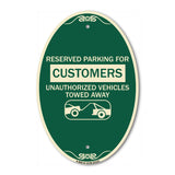 Reserved Parking for Customers Unauthorized Vehicles Towed Away