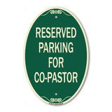 Reserved Parking for Co-Pastor