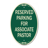 Reserved Parking for Associate Pastor