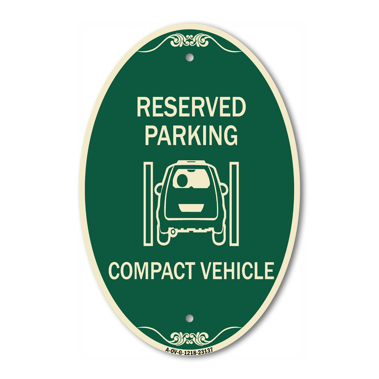 Reserved Parking Compact Vehicle
