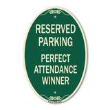 Reserved Parking - Perfect Attendance Winner